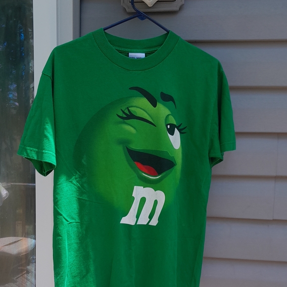 M&M'S Other - M&M'S Vibrant Green Vintage  Y2K RARE Cotton Tee Mens Medium